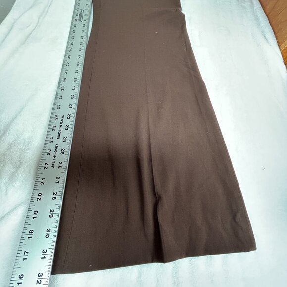 Cabi Womens Brown Wide Leg Lauren Trouser Pants Size 8 Regular Stretch #661 New - Picture 12 of 12